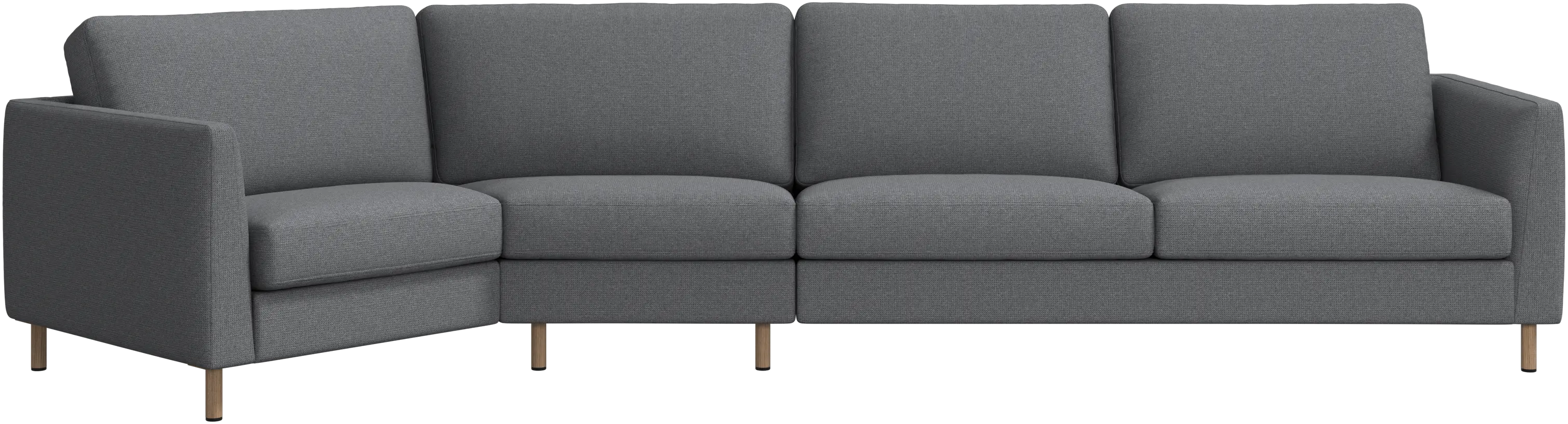 boconcept ダークグレー レザー L字型ソファ L字型ソファ | デザインを見る - ライトグレー | ボーコンセプト